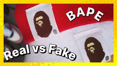 bape waist bag ss19 ori vs fake|what is a bape.